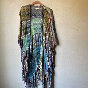 Lightweight summer cover. Great to wear with anything. Beautiful blended colors